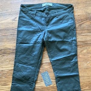 HOLLISTER OLIVE ARMY GREEN CASUAL PANTS SZ 9 W29